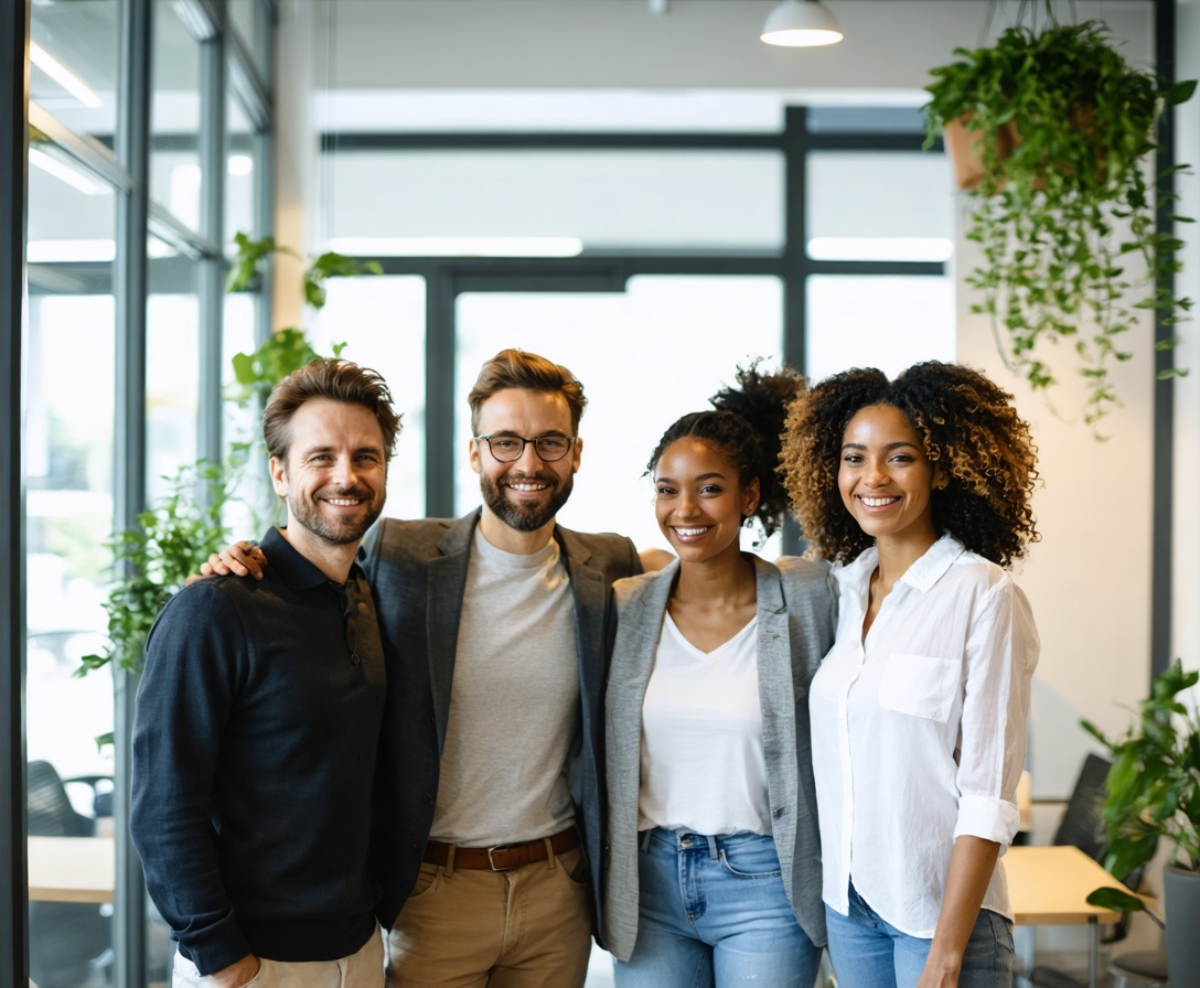 Das NextLevel Coding Team im modernen Berliner Büro an der Torstraße